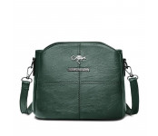 Женская кожаная сумка 8607-2 GREEN